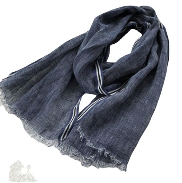 scarves casual business men's linen 2021 spring and summer scarf pure color versatile breathable shawl, Blue;gray
scarves casual business men's linen 2021 spring and summer scarf pure color versatile breathable shawl, Blue;gray