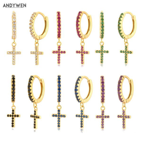 andywen 100% 925 sterling 8.5mm silver rainbow cross charm pendiente drop earring women tiny fashion clips piercing 210608
andywen 100% 925 sterling 8.5mm silver rainbow cross charm pendiente drop earring women tiny fashion clips piercing 210608