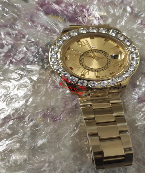 luxury watches bigger diamond bezel 43mm 326934 326938 sapphire 18k gold sundust dial automatic stainless steel bracelet mens watch waterpro, Slivery;brown
luxury watches bigger diamond bezel 43mm 326934 326938 sapphire 18k gold sundust dial automatic stainless steel bracelet mens watch waterpro, Slivery;brown