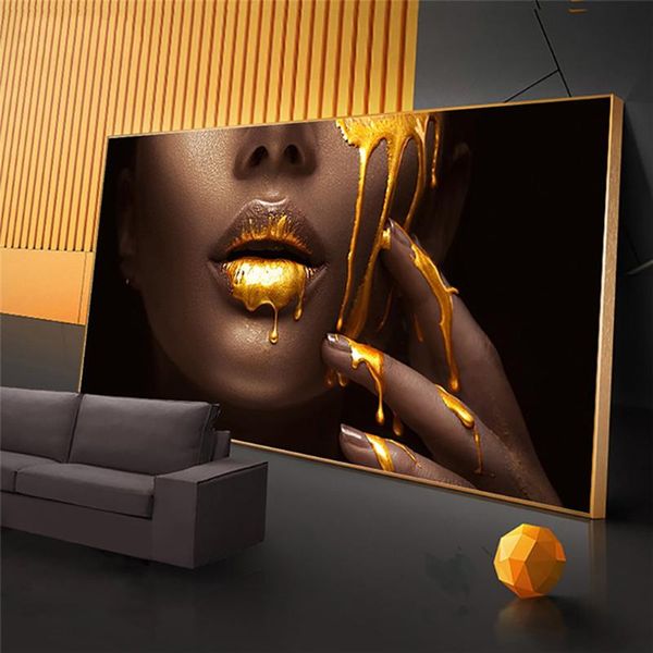large sizw golden lip modern portrait poster prints wall art canvas painting women pictures for living room home decor no frame paintings
large sizw golden lip modern portrait poster prints wall art canvas painting women pictures for living room home decor no frame paintings