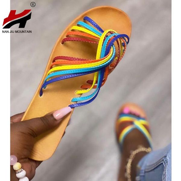 slippers nan jiu mountain flat sandals summer women rainbow casual beach shoes simple comfortable, Black
slippers nan jiu mountain flat sandals summer women rainbow casual beach shoes simple comfortable, Black