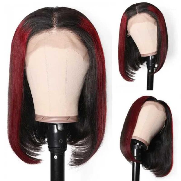 red 99j short ombre human hair wig straight 13*4 lace front wigs pre plucked 150% density brazilian bob remy1, Black;brown
red 99j short ombre human hair wig straight 13*4 lace front wigs pre plucked 150% density brazilian bob remy1, Black;brown