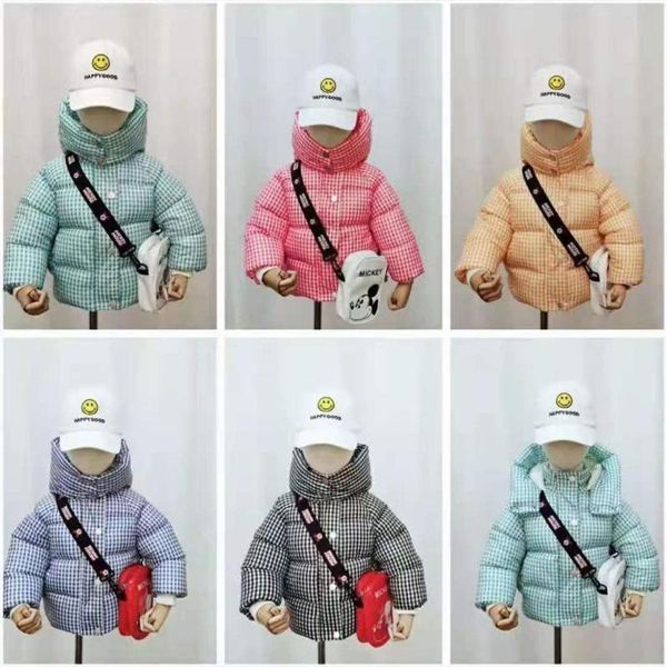 down coat 2021 winter children's warm cotton jackets girls clothes kids&babys lattice coats korean style for boys outerwears, Blue;gray
down coat 2021 winter children's warm cotton jackets girls clothes kids&babys lattice coats korean style for boys outerwears, Blue;gray