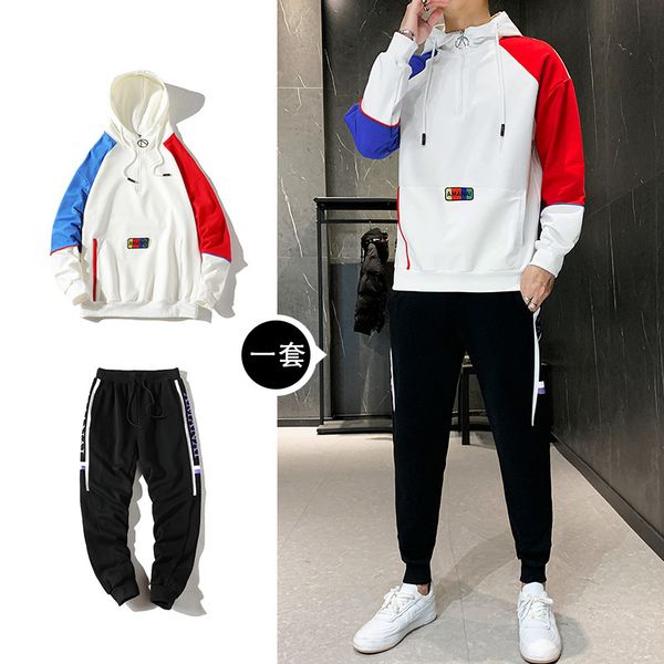 men's tracksuits male hooded and sweatshirt, long sleeve, harajuku style, teen fashions, jogging sweater, two pieces, 5bva, Gray
men's tracksuits male hooded and sweatshirt, long sleeve, harajuku style, teen fashions, jogging sweater, two pieces, 5bva, Gray