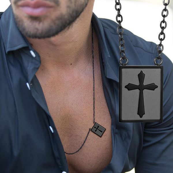 pendant necklaces men scapular necklace , mini corss tag charm necklace,stainless steel bold and sophisticated jewelry, Silver
pendant necklaces men scapular necklace , mini corss tag charm necklace,stainless steel bold and sophisticated jewelry, Silver