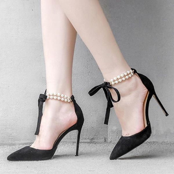 kmeioo elegant wedding shoes concise pearl sandals pointed toe high heels lace-up stiletto prom evening pumps ankle wrap, Black
kmeioo elegant wedding shoes concise pearl sandals pointed toe high heels lace-up stiletto prom evening pumps ankle wrap, Black