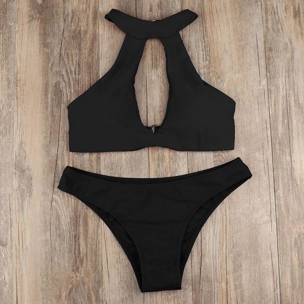 women's swimwear 1 set women lady swimsuit bikini solid color fashion for beach holiday asd88, White;black
women's swimwear 1 set women lady swimsuit bikini solid color fashion for beach holiday asd88, White;black