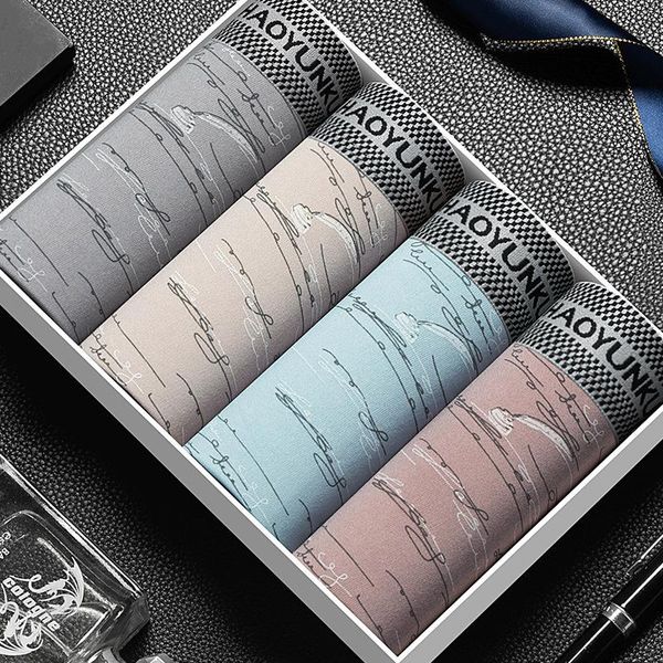 underpants 4pcs/all mens underwear pure cotton men panties short breathable comfortable soft shorts male boxer fashion printing, Black;white
underpants 4pcs/all mens underwear pure cotton men panties short breathable comfortable soft shorts male boxer fashion printing, Black;white