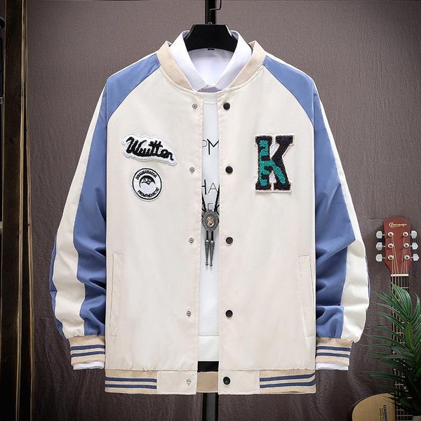 men's jackets mens baseball jacket sport bomber coats 2021 autumn spring letter embroidery korean style men streetwear slim outerwear, Black;brown
men's jackets mens baseball jacket sport bomber coats 2021 autumn spring letter embroidery korean style men streetwear slim outerwear, Black;brown
