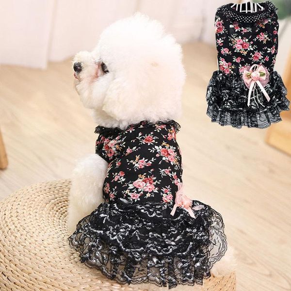 dog apparel black floral dress lace princess tutu shirt clothes for girls summer hoodie vest skirt small medium dogs poodle xs,s,m,l,xl
dog apparel black floral dress lace princess tutu shirt clothes for girls summer hoodie vest skirt small medium dogs poodle xs,s,m,l,xl