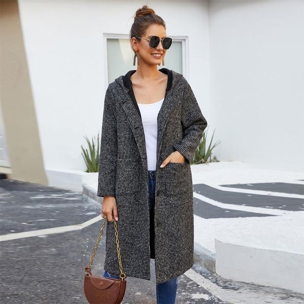women's trench coats bhdd coat for women hooded spliced single breasted wide-waisted plaid plus size womens winter clothes, Tan;black
women's trench coats bhdd coat for women hooded spliced single breasted wide-waisted plaid plus size womens winter clothes, Tan;black