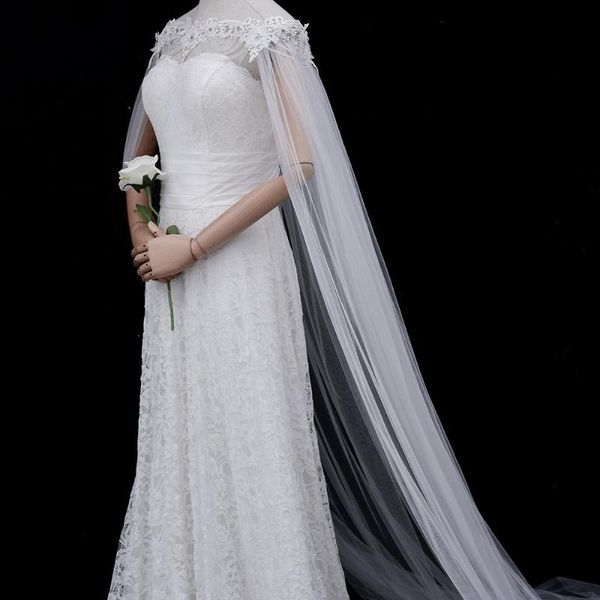 wraps & jackets bridal shawl with trailing lace crystal tassel three-dimensional floral shoulder gauze for wedding acces, White
wraps & jackets bridal shawl with trailing lace crystal tassel three-dimensional floral shoulder gauze for wedding acces, White