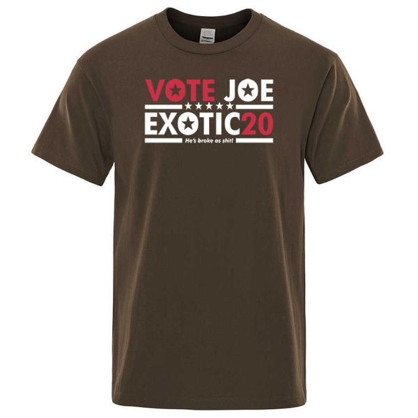 men's t-shirts hip hop tiger king t-shirt men vote joe exotic 2021 summer casual cotton short sleeve man t shirt harajuku streetwear, White;black
men's t-shirts hip hop tiger king t-shirt men vote joe exotic 2021 summer casual cotton short sleeve man t shirt harajuku streetwear, White;black