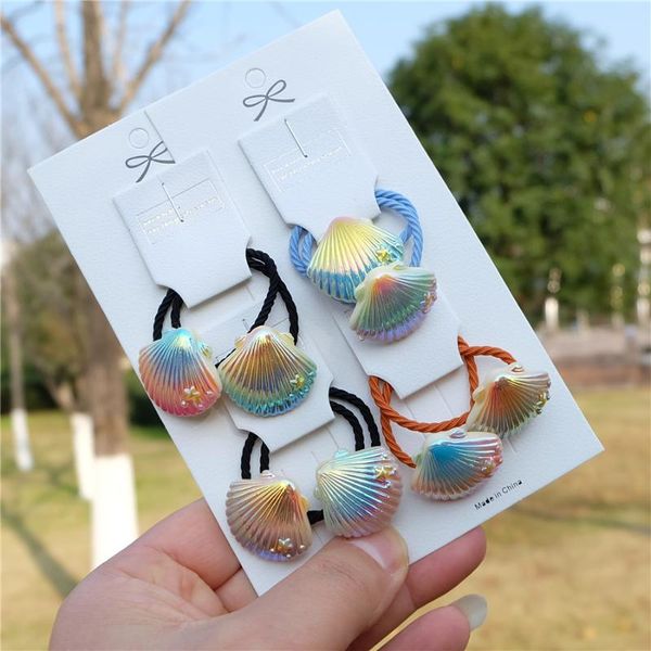 hair accessories kids color shells ropes fashion shiny head tie girls ponytail holder rubber bands for baby children, Slivery;white
hair accessories kids color shells ropes fashion shiny head tie girls ponytail holder rubber bands for baby children, Slivery;white