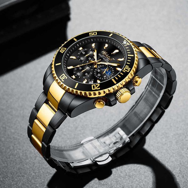 2021 men's casual sports watch, luxury brand men's watch, waterproof luminous stainless steel men's wrist watch, Slivery;brown
2021 men's casual sports watch, luxury brand men's watch, waterproof luminous stainless steel men's wrist watch, Slivery;brown