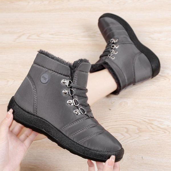 boots women snow warm plus velvet thickening waterproof non-slip ankle boot female comfor winter lady cotton shoes size, Black
boots women snow warm plus velvet thickening waterproof non-slip ankle boot female comfor winter lady cotton shoes size, Black
