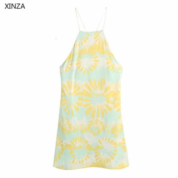 casual dresses women print halter summer sleeveless cross straps vintage beach woman back zip lining backless mini dm2y, Black;gray
casual dresses women print halter summer sleeveless cross straps vintage beach woman back zip lining backless mini dm2y, Black;gray