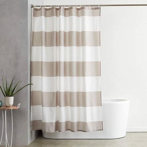 shower curtains japanese curtain grey white stripe bathroom waterproof polyester fabric with hook cortina 180*180 
shower curtains japanese curtain grey white stripe bathroom waterproof polyester fabric with hook cortina 180*180