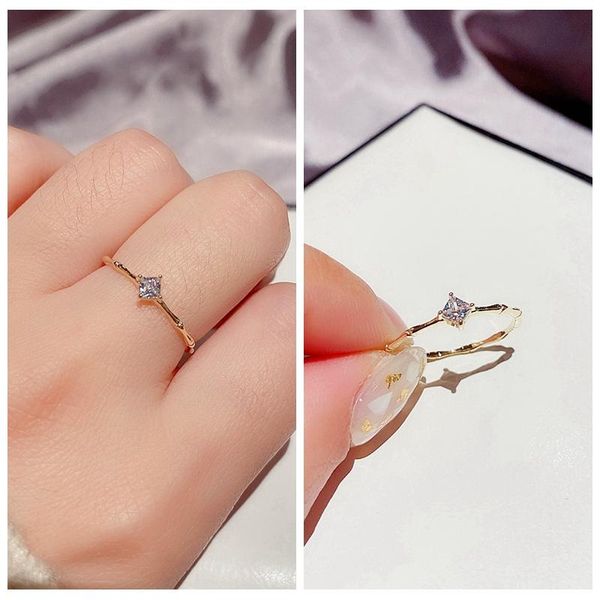 design minimalism square cubic zirconia ring gold color cz crystal for women cluster rings, Golden;silver
design minimalism square cubic zirconia ring gold color cz crystal for women cluster rings, Golden;silver
