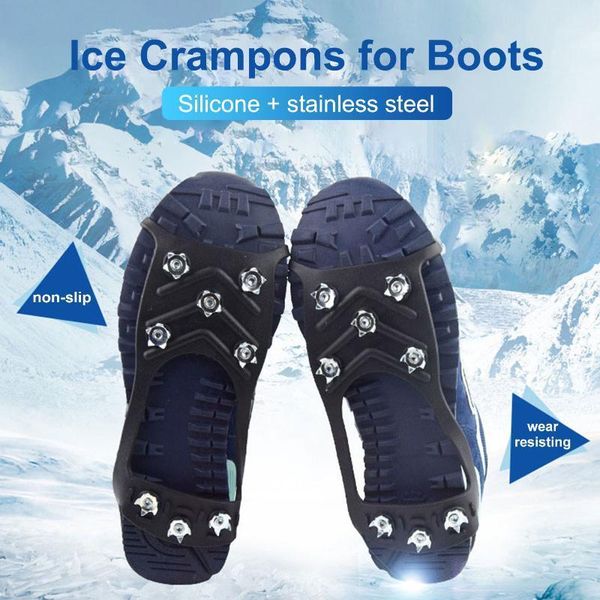 cords, slings and webbing 1 pair shoe ice cleats walk traction 8 spikes outdoor climbing crampons for boots anti-skid walking fishing shoes1
cords, slings and webbing 1 pair shoe ice cleats walk traction 8 spikes outdoor climbing crampons for boots anti-skid walking fishing shoes1