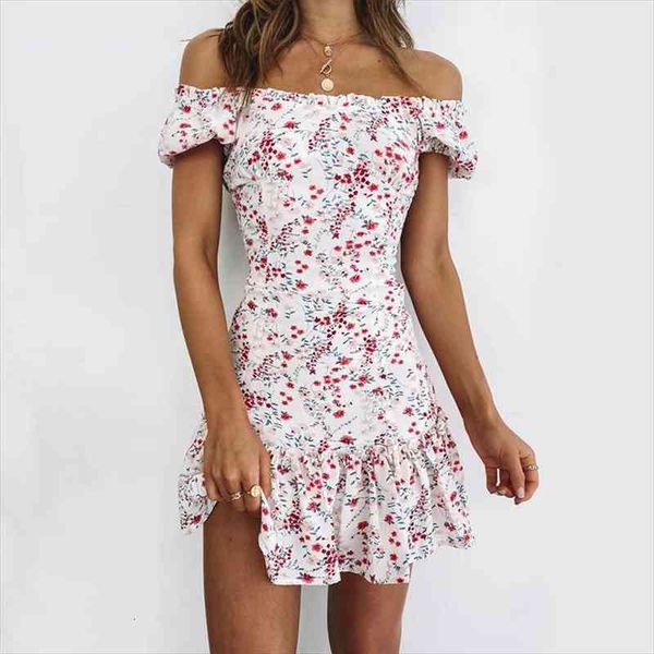 summer off the shoulder floral women dress print casual ruffles mini vestidos short sleeve female beach holiday, Black;gray
summer off the shoulder floral women dress print casual ruffles mini vestidos short sleeve female beach holiday, Black;gray
