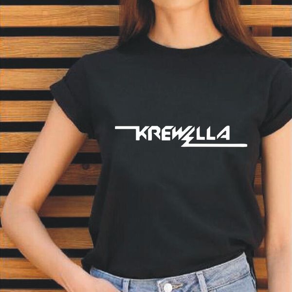 women's t-shirt summer short sleeve harajuku t shirt women funny krewella letters print tee femme casual cotton hipster tshirt, White
women's t-shirt summer short sleeve harajuku t shirt women funny krewella letters print tee femme casual cotton hipster tshirt, White