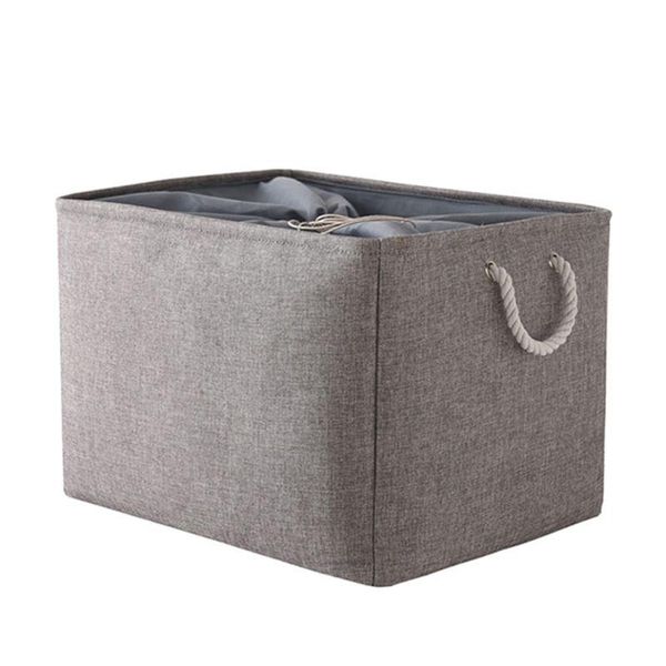 flax foldable storage bins baskets with cotton rope handles fabric for home office toys kids clothes collection clothing & wardrobe
flax foldable storage bins baskets with cotton rope handles fabric for home office toys kids clothes collection clothing & wardrobe