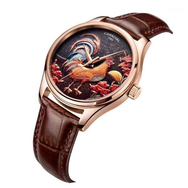 carnival men's watches japan miyota automatic mechanical clock sapphire reloj hombre waterproof watch men c515g-2 wristwatches, Slivery;brown
carnival men's watches japan miyota automatic mechanical clock sapphire reloj hombre waterproof watch men c515g-2 wristwatches, Slivery;brown