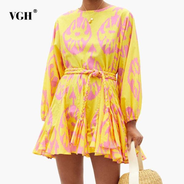 hit color print lace up bowknot dress for women o neck lantern sleeve high waist mini dresses female summer fashion 210531, Black;gray
hit color print lace up bowknot dress for women o neck lantern sleeve high waist mini dresses female summer fashion 210531, Black;gray