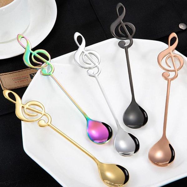 spoons 1pc color note coffee stirring spoon milk tea dessert steel grade bar tableware creative restaurant e0f8
spoons 1pc color note coffee stirring spoon milk tea dessert steel grade bar tableware creative restaurant e0f8