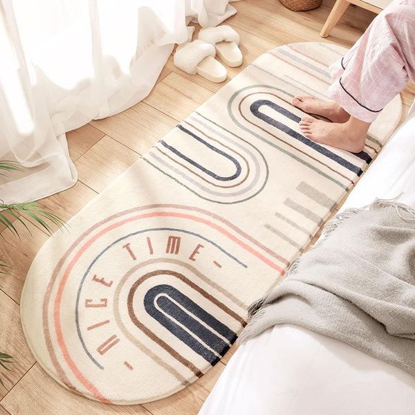 household ellipse carpet imitation wool thick soft water-absorption non-slip wear-resisting bedside shower room decor rugs carpets
household ellipse carpet imitation wool thick soft water-absorption non-slip wear-resisting bedside shower room decor rugs carpets