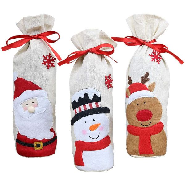 christmas wine bottle cover,handmade wines bottles gift bags xmas party decorations
christmas wine bottle cover,handmade wines bottles gift bags xmas party decorations