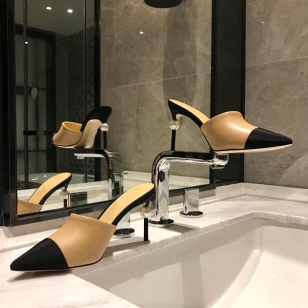 dress shoes fashion pointed toe women's woman high heels summer sandals pumps slingbacks genuine leather size 34-41, Black
dress shoes fashion pointed toe women's woman high heels summer sandals pumps slingbacks genuine leather size 34-41, Black