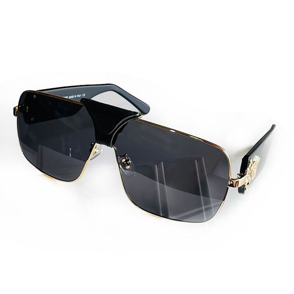 designer fashion men and women sunglasses high-quality large frame one-piece middle beam leather inlaid head full business casual style shap, White;black
designer fashion men and women sunglasses high-quality large frame one-piece middle beam leather inlaid head full business casual style shap, White;black