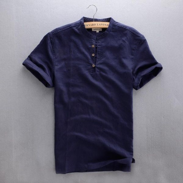 sleeve men's short summer linen shirt white sky blue mandarin collar botton casual breathable cotton for men shirts, White;black
sleeve men's short summer linen shirt white sky blue mandarin collar botton casual breathable cotton for men shirts, White;black