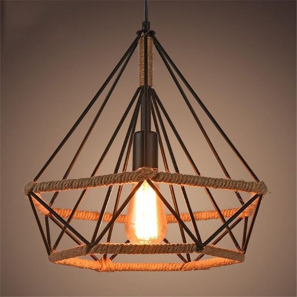 pendant lamps industrial vintage cage retro loft pyramid rope lamp style cafe dining diameter 25cm ceiling night light
pendant lamps industrial vintage cage retro loft pyramid rope lamp style cafe dining diameter 25cm ceiling night light