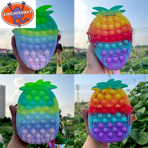newfidget toys pencil case fruit push bubble sensory squishy stress reliever autism needs anti-stress rainbow toy for children pineapple/str
newfidget toys pencil case fruit push bubble sensory squishy stress reliever autism needs anti-stress rainbow toy for children pineapple/str
