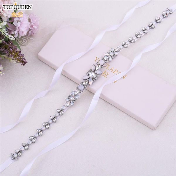 wedding sashes ueen s384 luxury rhinestones belts sash protein diamond bridal elegant women's belt silver jewel, White
wedding sashes ueen s384 luxury rhinestones belts sash protein diamond bridal elegant women's belt silver jewel, White
