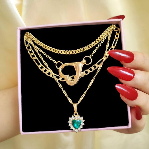 pendant necklaces just feel multi layer gold metal hollow heart necklace for women shiny crystal choker fashion jewelry, Silver
pendant necklaces just feel multi layer gold metal hollow heart necklace for women shiny crystal choker fashion jewelry, Silver