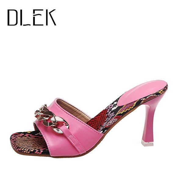 slippers dlek women chain summer pink purple thin heel python female stiletto high woman size 43 colorful shoes sandals, Black
slippers dlek women chain summer pink purple thin heel python female stiletto high woman size 43 colorful shoes sandals, Black