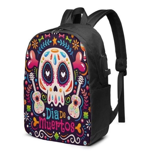 backpack teenage for school boy girl hand drawn dia de muertos bag usb charging bookbag
backpack teenage for school boy girl hand drawn dia de muertos bag usb charging bookbag