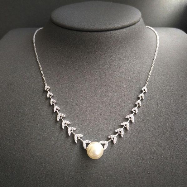 elegant zirconia leaf petal pearl necklaces female luxury statement necklace wedding jewelry collares zk40 pendant, Silver
elegant zirconia leaf petal pearl necklaces female luxury statement necklace wedding jewelry collares zk40 pendant, Silver
