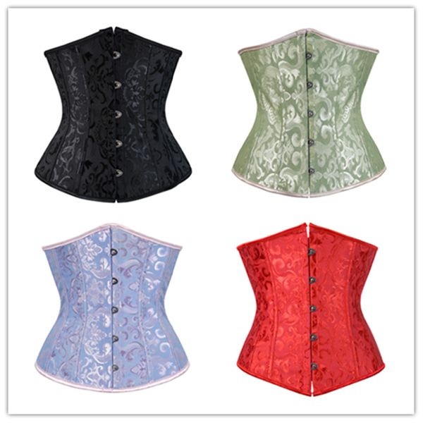 Sexy Satin Jacquard Floral Underbust Corset Lace up Boned Body Shaper Waist cincher Bustier Plus Size -6XL, 9427white
Sexy Satin Jacquard Floral Underbust Corset Lace up Boned Body Shaper Waist cincher Bustier Plus Size -6XL, 9427white