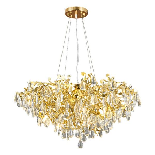 chandeliers modern luxury gold crystal chandelier lighting for living room el hall art decor hanging lamp large led fixtures
chandeliers modern luxury gold crystal chandelier lighting for living room el hall art decor hanging lamp large led fixtures