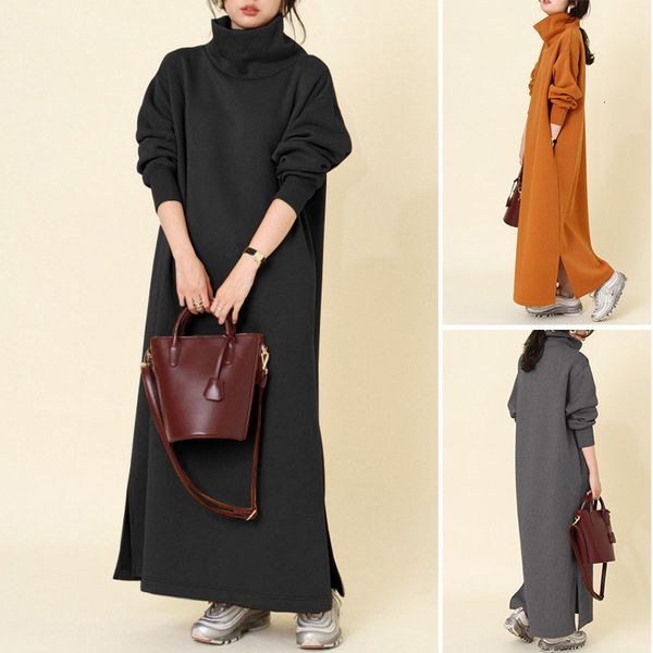 dresses maxi dresses for women 2021 female turtleneck vestidos casual long sleeve robe femme plus size autumn solid sundress 5xl, Black;gray
dresses maxi dresses for women 2021 female turtleneck vestidos casual long sleeve robe femme plus size autumn solid sundress 5xl, Black;gray