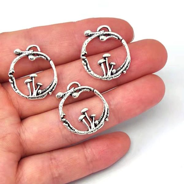 charms hzew 5pcs mushroom charm pendant for jewelry making necklace earring women man accessories handmade, Bronze;silver
charms hzew 5pcs mushroom charm pendant for jewelry making necklace earring women man accessories handmade, Bronze;silver