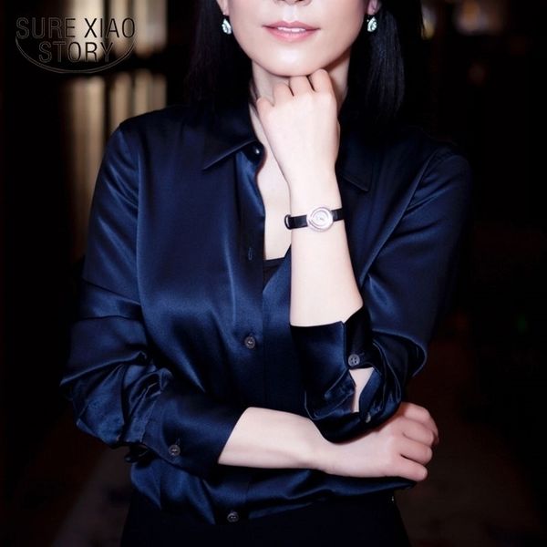 2021 spring fashion long sleeve office work ol satin shirts women turn down collar chiffon blouse women and blouses 2245 50 210317, White
2021 spring fashion long sleeve office work ol satin shirts women turn down collar chiffon blouse women and blouses 2245 50 210317, White