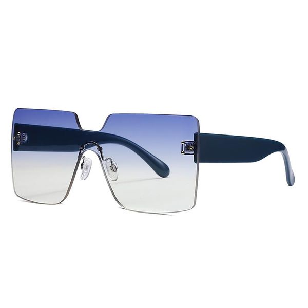 sunglasses womens rimless ladies resin gradient lens square sun glasses female accessories summer 2021, White;black
sunglasses womens rimless ladies resin gradient lens square sun glasses female accessories summer 2021, White;black