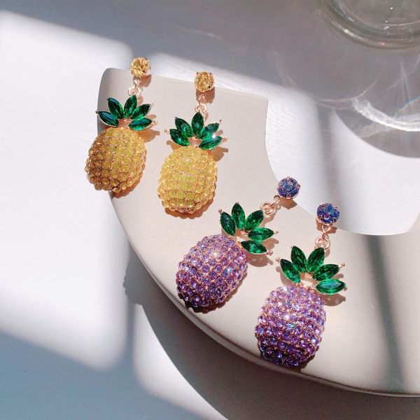 dangle & chandelier jewelry 2021 earrings for women fruit pineapple stud shiny stones hanging suitable jewellery party, Silver
dangle & chandelier jewelry 2021 earrings for women fruit pineapple stud shiny stones hanging suitable jewellery party, Silver