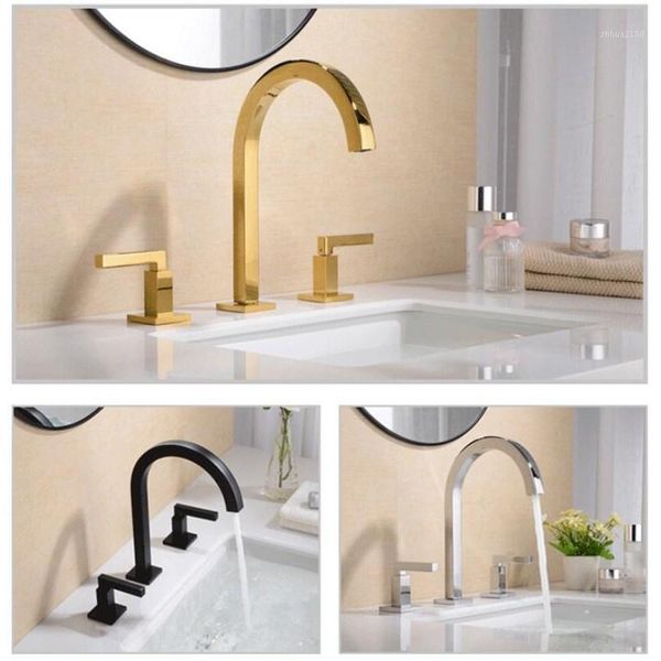 bathroom sink faucets basin brass polished gold deck mounted square 3 hole double handle and cold water tap1
bathroom sink faucets basin brass polished gold deck mounted square 3 hole double handle and cold water tap1
